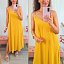Vestido Lencero Mostaza